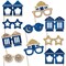 Big Dot of Happiness Eid Mubarak Glasses - Ramadan Party Paper Card Stock Happy Eid Photo Booth Props Kit - 10 Count